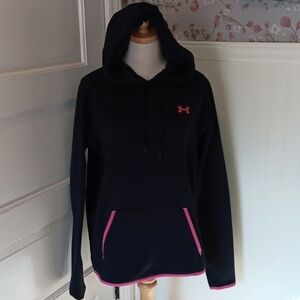 Under Armour large cold gear black pink